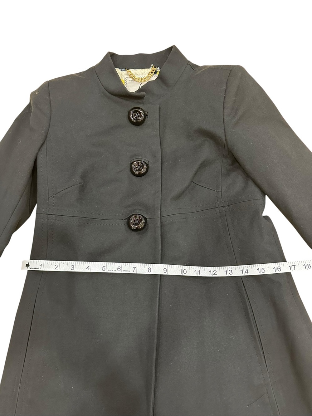 Milly of New York Women's Black Coat - Picture 9 of 10